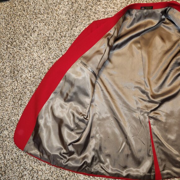 Hardwick Regent Red Blazer – Men’s 46 Long – USA Made - Picture 6 of 16